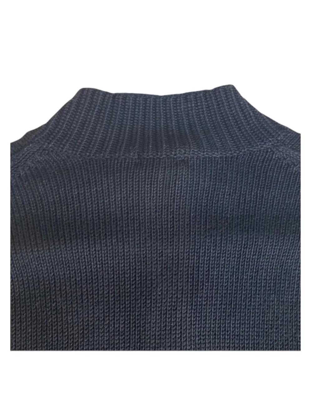 new Cruciani 𖦹 Luxury Fine Knit Zip Cardigan Sweater 𖦹 Black 𖦹 Made in Italy - Picture 9 of 16